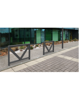 BARRIERE RECYCLEE BUDAPEST GRIS