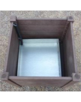 BAC A ORANGER RECYCLE JAZZ 880MM GRIS