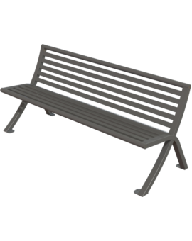 BANC TETRA ACIER SANS ACCOUDOIRS