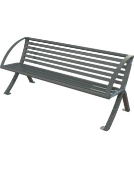 BANC TETRA ACIER SANS ACCOUDOIRS