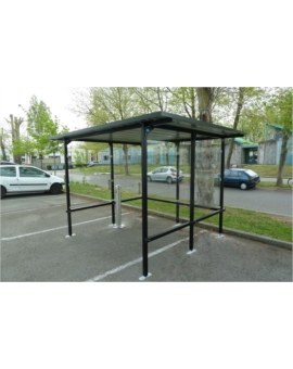 ABRI FUMEURS CHIMERE L.3050 X L.2440MM RAL 7016 - ANTHRACITE