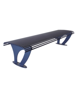 BANQUETTE ACIER SALSA ASPECT CORTEN