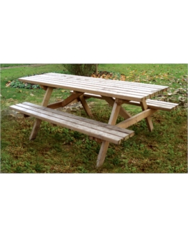 TABLE PIQUE NIQUE TRADITION A SCELLER