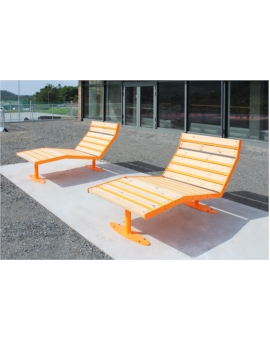 CHAISE LONGUE BAHAMAS ASPECT CORTEN
