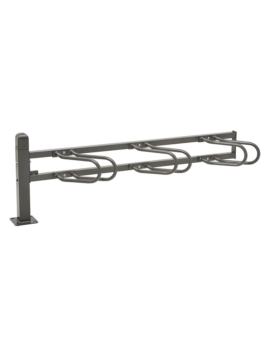 SUPPORT CYCLES IDEALE MODULE COMPLEMENTAIRE 3 PLACES GRIS PROCITY