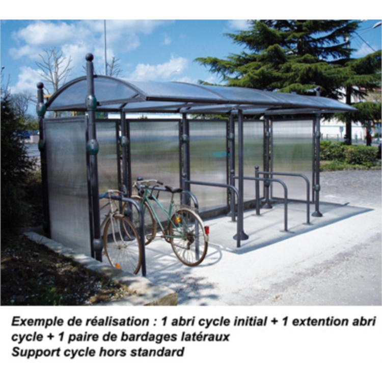 EXTENSION ABRI CYCLES GRIS PROCITY BOULE EXTENSION ABRI CYCLES GRIS PROCITY BOULE