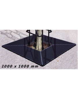 GRILLE PMR OCEAN CARRÉE 1000X1000MM GRIS PROCITY