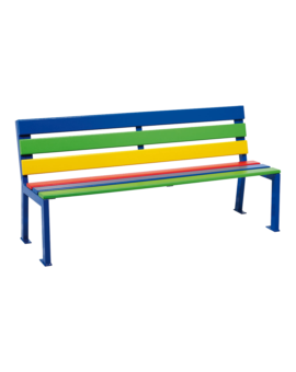 BANC CHERUBIN MULTICOLORE MATERNELLE