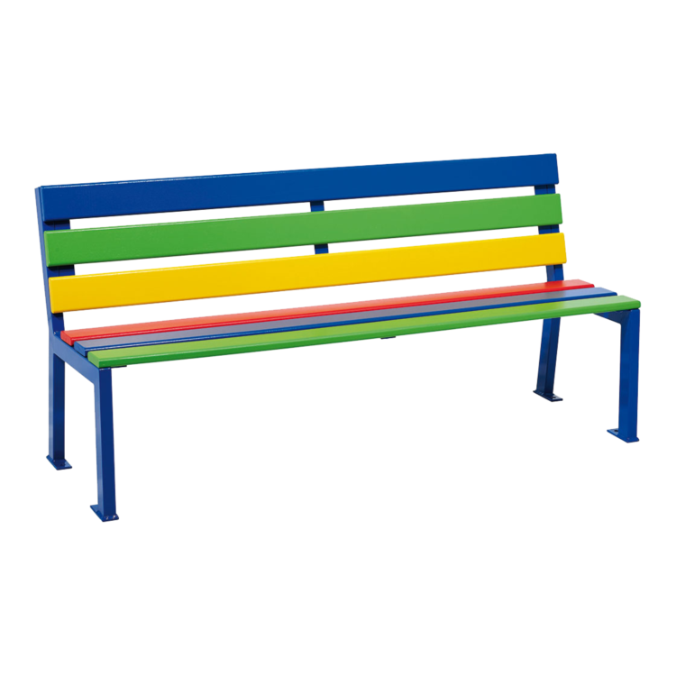 BANC CHERUBIN MULTICOLORE MATERNELLE