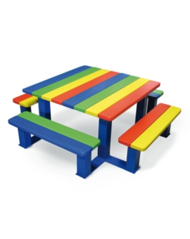 TABLE PIQUE NIQUE CHÉRUBIN MULTICOLORE MATERNELLE