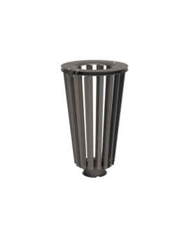 CORBEILLE ACIER FILEA 80L AVEC SEAU GRIS PROCITY