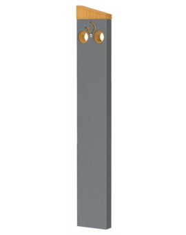 SUPPORT CYCLES SIMPLE SILAOS - 2 PLACES CHENE CLAIR GRIS PROCITY