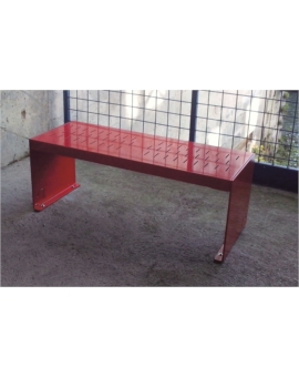 BANQUETTE ACIER CUB L.1800MM GRIS PROCITY