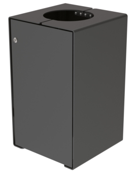 CORBEILLE CUB ACIER - 120L SANS COUVERCLE GRIS PROCITY