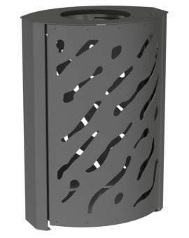 CORBEILLE OPALINE - MONOCHROME 120L CLASSIQUE GRIS PROCITY