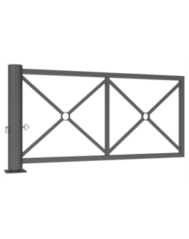 BARRIERE TOURNANTE ONTARIO GRIS PROCITY