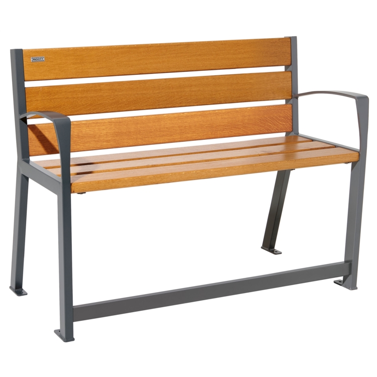 BANC SILAOS SENIOR L. 1200MM CHENE CLAIR GRIS PROCITY
