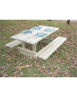 TABLE PIQUE NIQUE POLISSON