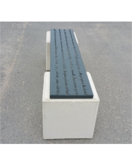 BANQUETTE BETON ORTHOS