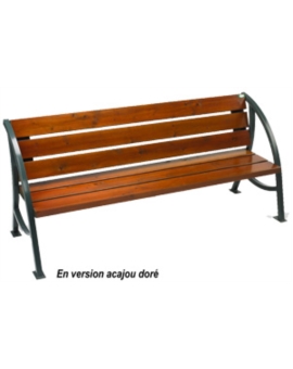 BANC BOLERO COMPACT ACAJOU