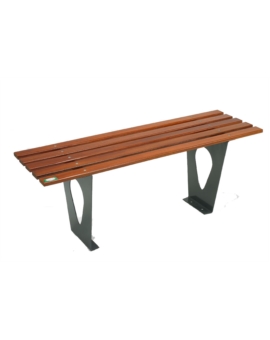 BANQUETTE VERA LASUREE ACAJOU DORE
