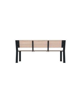 BANC BERLIN ACIER/COMPACT PLEIN