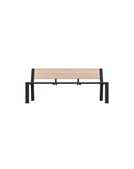BANC BERLIN ACIER/COMPACT PLEIN