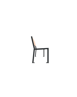 BANC BERLIN ACIER/COMPACT PLEIN