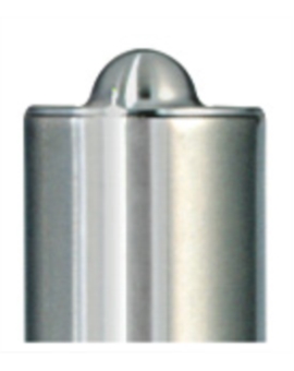 POTELET INOX TWIST TÊTE PLATE Ø. 76MM