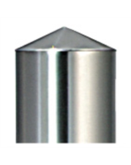POTELET INOX TWIST TÊTE PLATE Ø. 76MM