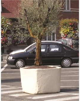 JARDINIERE CUP RONDE Ø 1500 X H. 800MM GRANIT