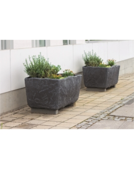 JARDINIERE CUP RONDE Ø 1500 X H. 800MM GRANIT