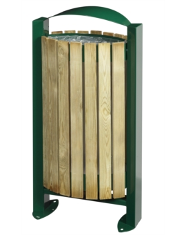 CORBEILLE BELTAINE 60L RAL 6005-V.MOUSS
