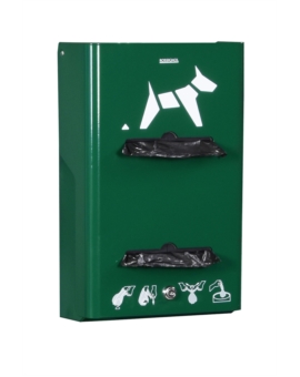 TOTEM + DISTRIB.SACS CANINS LIASSES RAL 6005-V.MOUSS