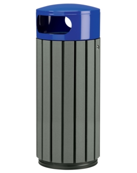 CORBEILLE LAOS PLASTIQUE RECYCLÉ 40 L RAL 5002 BLEU OUTREMER