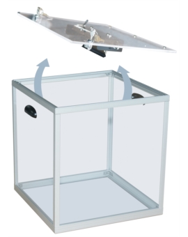 VITRINE BERYL - 4A4 RAL 5010-BLEU