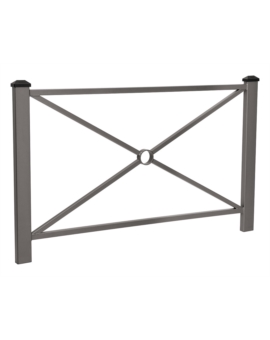 BARRIERE COLORADO GRIS PROCITY L. 1080MM