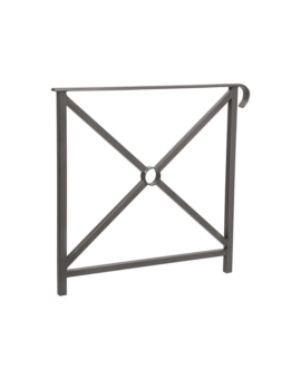 BARRIERE OREGON GRIS PROCITY SANS CROSSES L.800MM