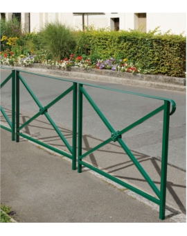 BARRIERE OREGON GRIS PROCITY SANS CROSSES L.800MM