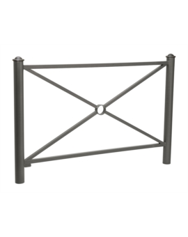 BARRIERE PROVENCE GRIS PROCITY AGORA SANS ROSACE L. 1072MM