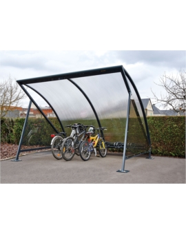 ABRI CYCLE DEMI-LUNE / MODULE INITIAL GRIS PROCITY