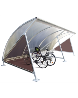 ABRI CYCLE DEMI-LUNE / MODULE INITIAL GRIS PROCITY