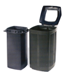 CORBEILLE NEPTUNE 60L BLEU RAL 5005