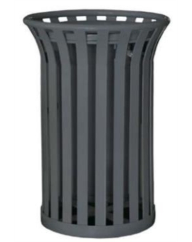 CORBEILLE NORVEGE 85L RAL 1004-JAUNE OR AVEC SEAU