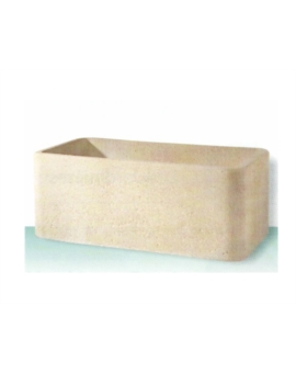 JARDINIERE MALACCA L. 800MM GRAVILLONS FINS GRIS