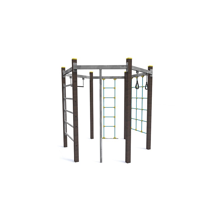 JEU HEXAGONAL A GRIMPER - ECO COMPOSITE  (3 à 12 ans)