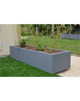 JARDINIERE BOURGES L.1000XL.500XH.500MM GRAVILLONS LAVES