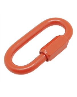ATTACHE RAPIDE Ø.6MM - VENDU PAR 5 LOTS DE 4 UNITES ACIER ROUGE