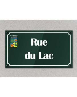 PLAQUE RUE PLANE - MURALE 400X250MM