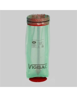 SUPPORT SAC VIGIPIRATE SUR POTEAU SANS COUVERCLE BLEU - RAL 5010
